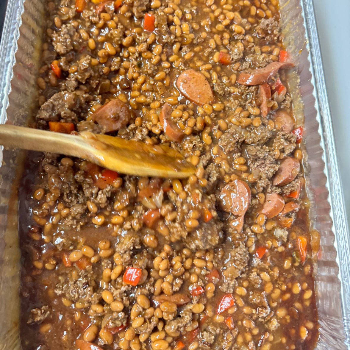 Side of Baked Beans.