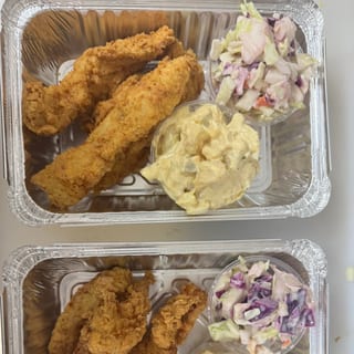 Fried chicken Tenders Meal