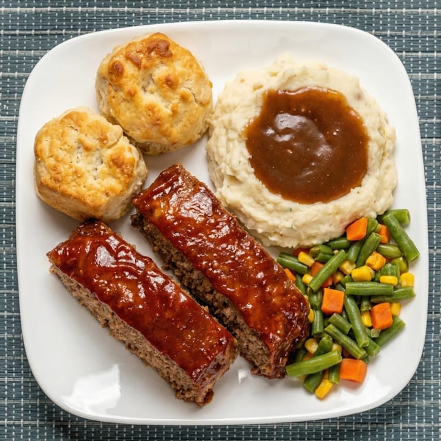 Meatloaf Plate.