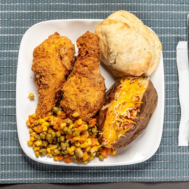 Country Fried Chicken 2 Leg Combo.